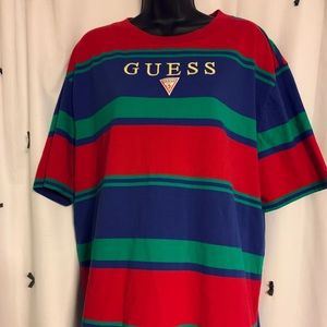 Guess 90s Stripes Tshirt
